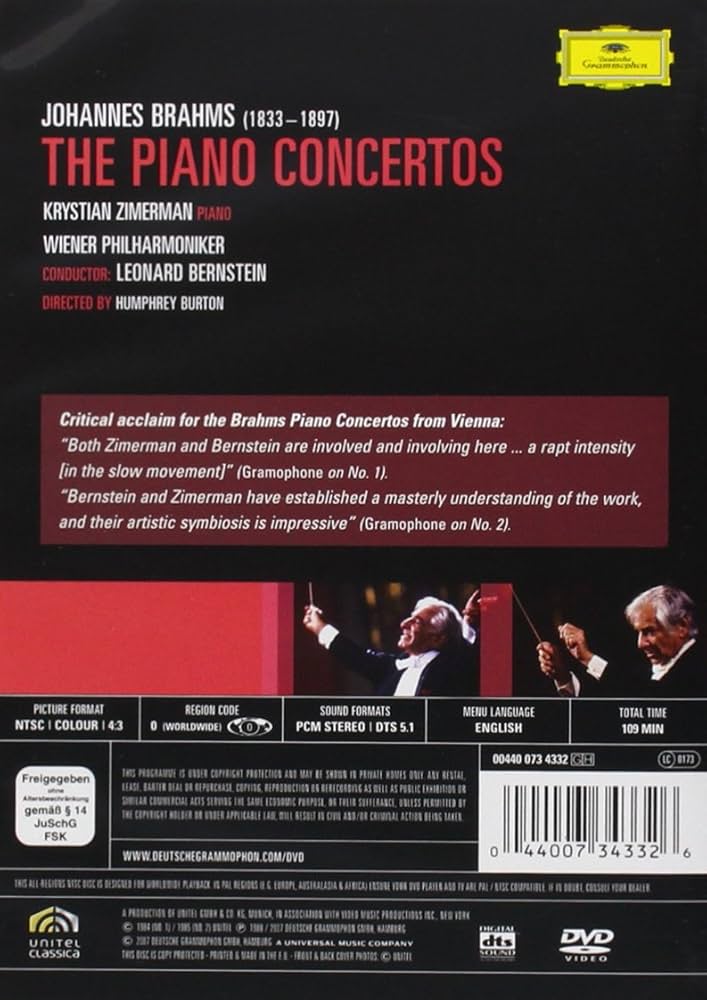 その他 Premier Pianists 2 [DVD] dwos6rj Amazon.com: Brahms: Piano Concertos 1-2 : Krystian Zimerman